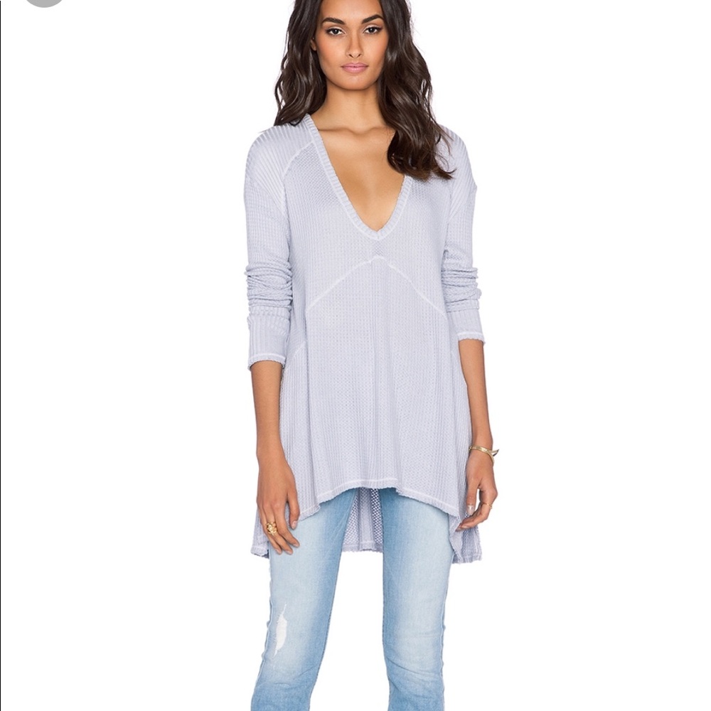 Free People Sunset Park Thermal Ice Blue